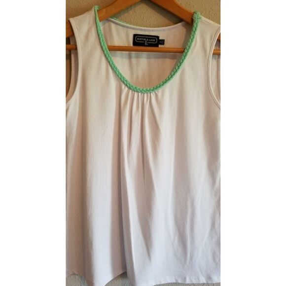 Duffield Lane White Tank Top - Picture 1 of 6